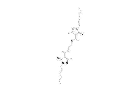 N,N'-BIS-[[1-(N-HEXYL)-3-METHYL-5-OXO-2-PYRAZOLIN-4-YLETHYLIDEN]-1-YL]-ETHYLENEDIAMINE