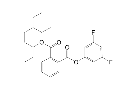 Phthalic acid, 3,5-difluorophenyl 6-ethyloct-3-yl ester