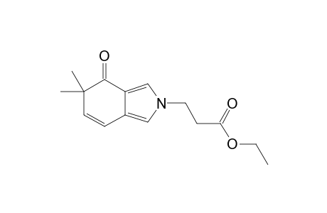 2-(ETHOXYCARBONYLETHANE)-5,5-DIMETHYL-2,5-DIHYDRO-4H-ISOINDOL-4-ONE
