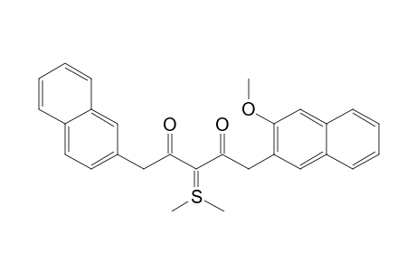 3-Dimethylsulfuranylidene-1-(3-methoxy-2-naphthyl)-5-(2-naphthyl)pentane-2,4-dione