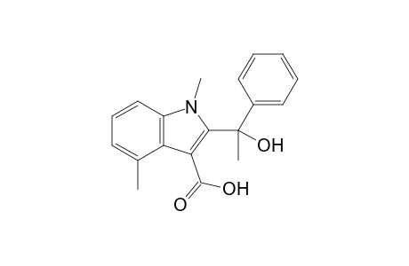 Methyl 2-(1'-hydroxy-1'-phenylethyl)-1-methylindole-3-carboxylic acid