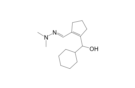 2-[Cyclohexyl(hydroxy)methyl]cyclopentene-1-carboxaldehyde N,N-dimethylhydrazone
