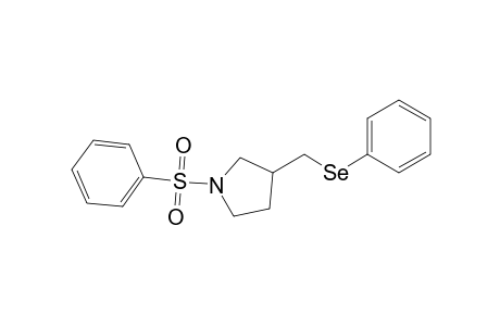 1-Phenylsulfonyl-3-(phenylselenomethyl)pyrrolidine