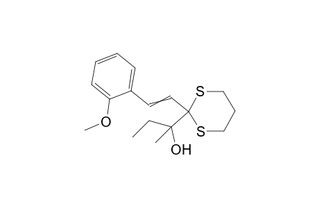 2-(2-(2-methoxystyryl)-1,3-dithian-2-yl)butan-2-ol