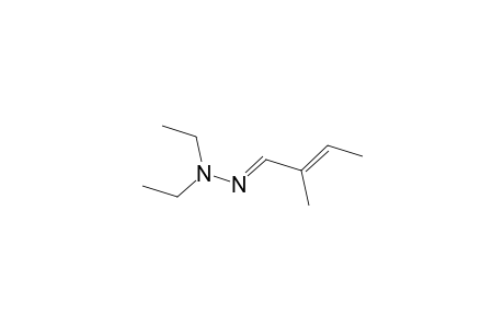 Crotonaldehyde, 2-methyl-, diethylhydrazone