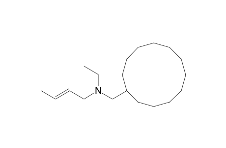 Cyclododecanemethanamine, N-2-butenyl-N-ethyl-, (E)-