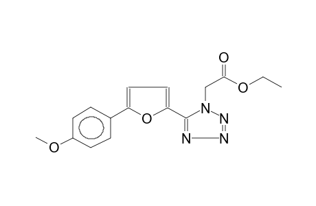 ETHYL 5-[5-(4-METHOXYPHENYL)-2-FURYL]-1-TETRAZOLYLACETATE