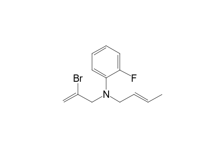 N-(2-Bromoallyl)-N-(2-butenyl)-2-fluoroaniline