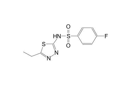 N-(5-ethyl-1,3,4-thiadiazol-2-yl)-4-fluorobenzenesulfonamide