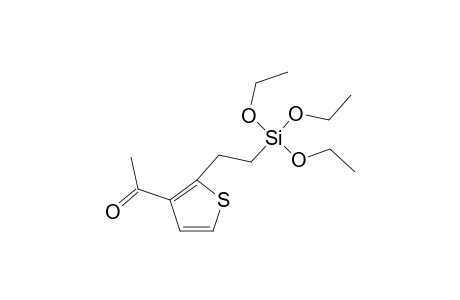 2-Acetyl-2-[2-(triethoxysilyl)ethyl]thiophene