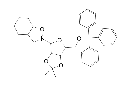 1,2-Benzisoxazole, octahydro-2-[2,3-O-(1-methylethylidene)-5-O-(triphenylmethyl)-.beta.-D-ribofuranosyl]-, (3aR-cis)-