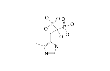 1-HYDROXY-2-(5-METHYLIMIDAZOL-4-YL)-ETHYLIDENE-1,1-BISPHOSPHONIC-ACID