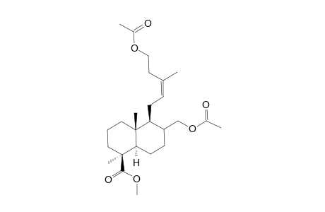 Methyl 15,17-diacetoxylabd-Z-12-en-19-oate