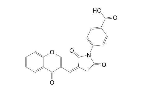 benzoic acid, 4-[(3Z)-2,5-dioxo-3-[(4-oxo-4H-1-benzopyran-3-yl)methylene]pyrrolidinyl]-