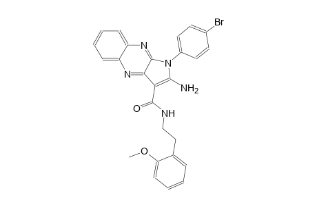 2-amino-1-(4-bromophenyl)-N-[2-(2-methoxyphenyl)ethyl]-1H-pyrrolo[2,3-b]quinoxaline-3-carboxamide