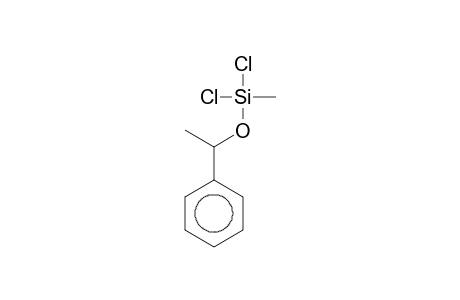 Silane, dichloro-(.alpha.-methylbenzyloxy)-methyl-