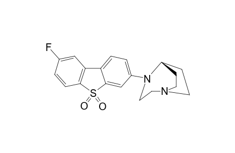 7-(1,4-DIAZABICYCLO-[3.2.2]-NONAN-4-YL)-2-FLUORODIBENZO-[B,D]-THIOPHENE-5,5-DIOXIDE