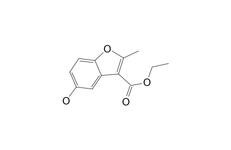 3-Benzofurancarboxylic acid, 5-hydroxy-2-methyl-, ethyl ester