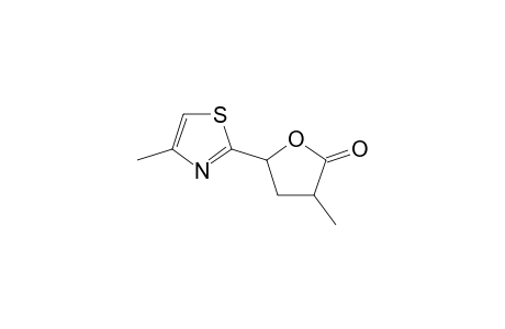 3-Methyl-5-(4-methylthiazol-2-yl)dihydrofuran-2-one
