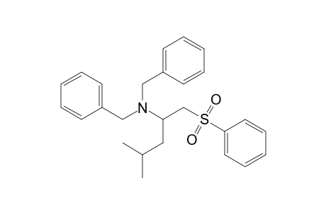 2-(Dibenzylamino)-4-methylpentyl phenyl sulfone