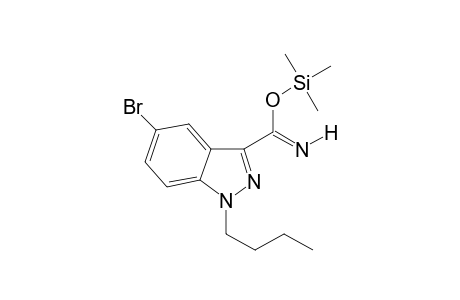 trimethylsilyl 5-bromo-1-butyl-1H-indazole-3-carboximidate