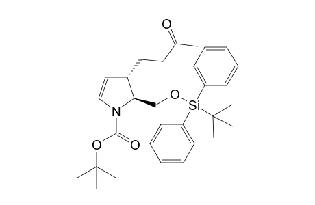 (2S,3S)-2-[[tert-butyl(diphenyl)silyl]oxymethyl]-3-(3-ketobutyl)-2-pyrroline-1-carboxylic acid tert-butyl ester