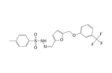 4-methyl-N'-[(Z)-(5-{[3-(trifluoromethyl)phenoxy]methyl}-2-furyl)methylidene]benzenesulfonohydrazide