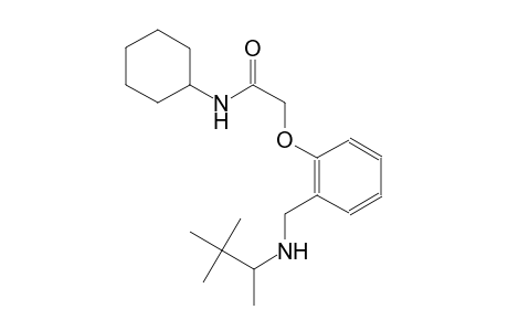 N-cyclohexyl-2-(2-{[(1,2,2-trimethylpropyl)amino]methyl}phenoxy)acetamide