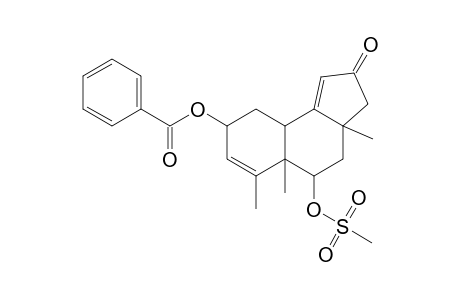 8-(Benzoyloxy)-3,3a,4,5,5a,8,9,9a-octahydro-5-methanesulfonyloxy-3a,5a,6-trimethyl-2H-benz[e]inden-2-one