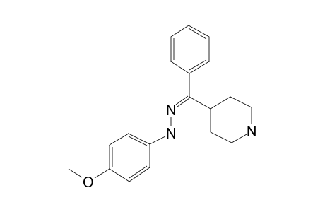 N-(4-Methoxy-phenyl)-N'-(phenyl-piperidin-4-yl-methylene)-hydrazine