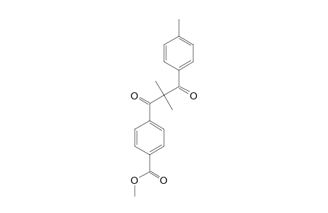 2,2-DIMETHYL-1-(4'-CARBOMETHOXYPHENYL)-3-(4''-METHYLPHENYL)-1,3-PROPANEDIONE