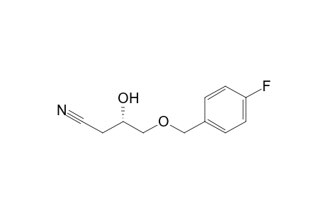 (S)-4-(4-Fluorobenzyloxy)-3-hydroxybutanenitrile