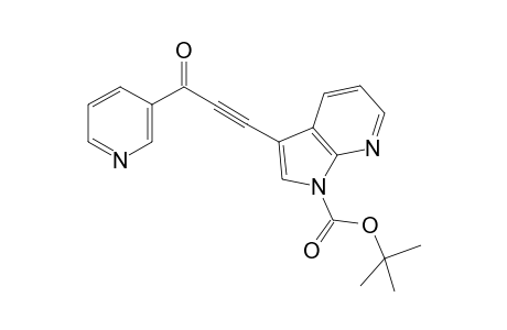 tert-Butyl 3-[3-oxo-3-(pyridin-3-yl)prop-1-yn-1-yl]-1H-pyrrolo[2,3-b]-pyridine- 1-carboxylate