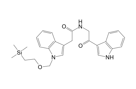 N-[(Trimethylsilyl)ethoxymethyl]indole-.beta.-ketoamide
