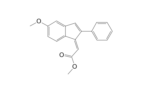 (E)-methyl 2-(5-methoxy-2-phenyl-1H-inden-1-ylidene)acetate