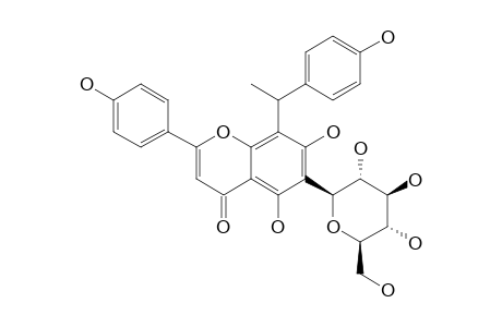 CUCUMERIN-B;ISOVITEXIN-8-(4-HYDROXY-1-ETHYLBENZENE)