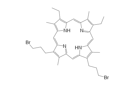 2,7,12,18-Tetramethyl-3,8-diethyl-13,17-bis(3-bromopropyl)porphyrin