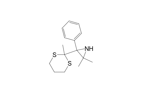Aziridine, 2,2-dimethyl-3-(2-methyl-1,3-dithian-2-yl)-3-phenyl-