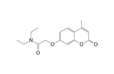 acetamide, N,N-diethyl-2-[(4-methyl-2-oxo-2H-1-benzopyran-7-yl)oxy]-