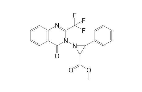 Methyl 3-phenyl-1-(4-oxo-2-trifluoromethyl-3,4-dihydroquinazolin-3-yl)aziridin-2-carboxylate