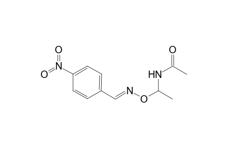 (E)-O-1-(N-Acetamino-1-yl)ethyl-4-nitrobenzaldehyde oxime