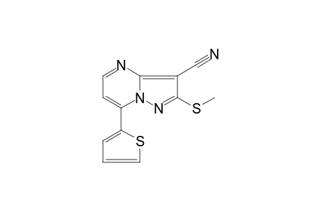 2-(Methylsulfanyl)-7-(2-thienyl)pyrazolo[1,5-a]pyrimidine-3-carbonitrile