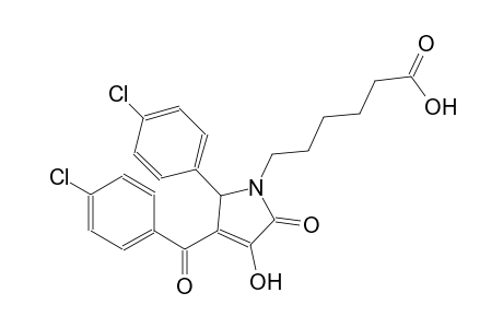 6-[3-(4-chlorobenzoyl)-2-(4-chlorophenyl)-4-hydroxy-5-oxo-2,5-dihydro-1H-pyrrol-1-yl]hexanoic acid