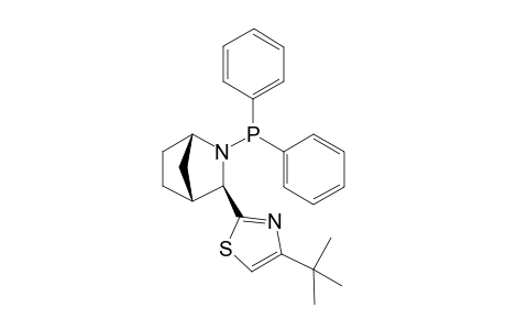 2-((1S,3R,4R)-2-(Diphenylphosphino-2-azabicyclo[2.2.1]heptan-3-yl)-4-tert-butylthiazole