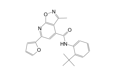 isoxazolo[5,4-b]pyridine-4-carboxamide, N-[2-(1,1-dimethylethyl)phenyl]-6-(2-furanyl)-3-methyl-