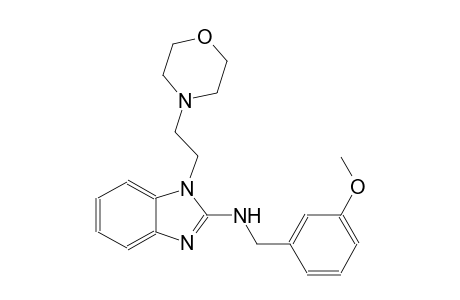 N-(3-methoxybenzyl)-1-[2-(4-morpholinyl)ethyl]-1H-benzimidazol-2-amine