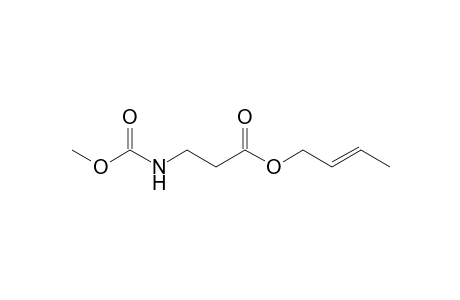 (E)-But-2-enyl 3-(methoxycarbonylamino)propanoate