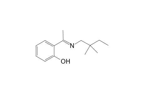 1-{N-[(1",2",2"-triimethylpropyl)imino]ethyl}-phenol