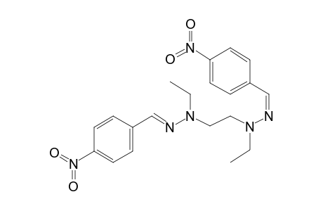 4-Nitrobenzaldehyde ethyl(2-[(2Z)-1-ethyl-2-(4-nitrobenzylidene)hydrazino]ethyl)hydrazone