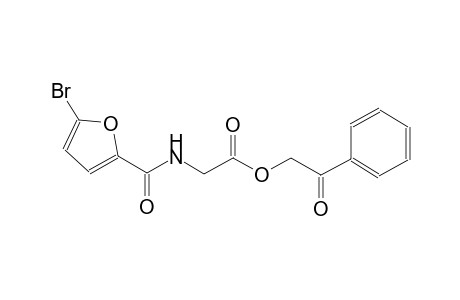 2-oxo-2-phenylethyl [(5-bromo-2-furoyl)amino]acetate